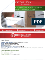 CB Consultora Encuesta PBA Agosto 2021