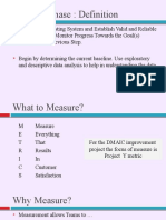 Measure Phase Session 1