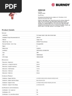 BURNDY GBM26 Specsheet