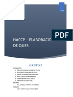 HACCP Queso - Grupo 2