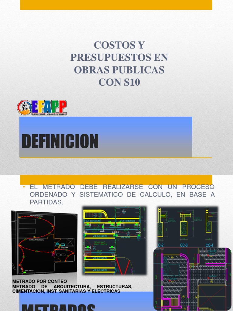 Costos y Presupuestos en Obras Publicas Con S10 | PDF | Presupuesto ...