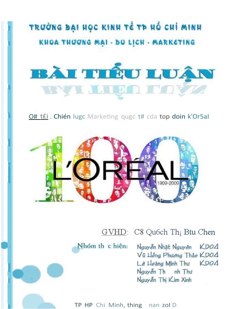 Chiến lược marketing quốc tế của tập đoàn LOréal | PDF