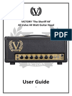 User Guide: VICTORY The Sheriff 44' All Valve 44 Watt Guitar Head