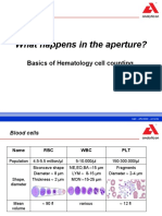 What Happens in The Aperture?: Basics of Hematology Cell Counting