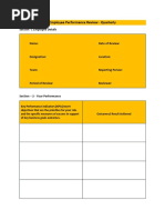 Employee Performance Review - Quarterly - Final