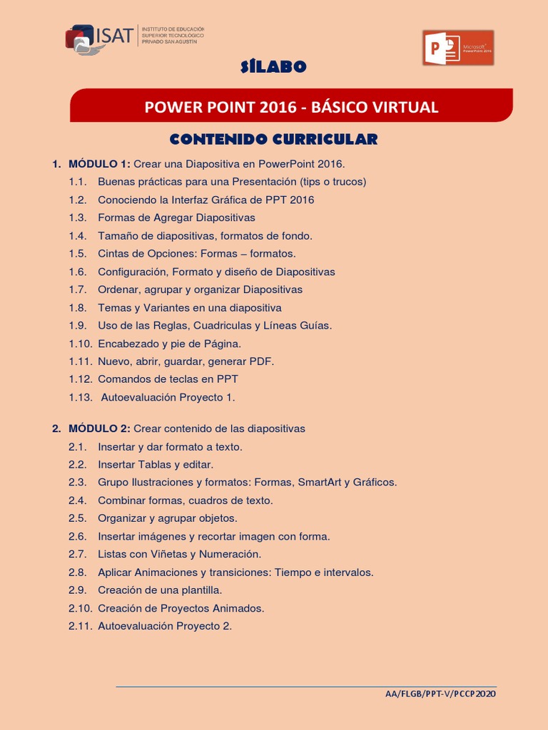 Curso Básico de PowerPoint 2016 | PDF | Microsoft PowerPoint | Software ...