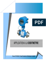 Cours Application Débitmétrie 2018