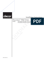 Dacor Dyo130s User Manual