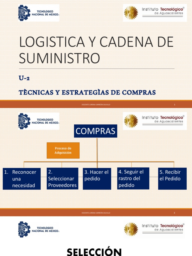 Técnicas y Estrategias de Compras | PDF | Calidad (comercial) | Logística
