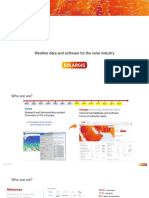 Weather Data and Software For The Solar Industry