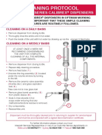 Cleaning Protocol: Socorex 520 Series Calibrex Dispensers