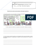 1º Ano - Teste - Estrutura e Formação - 2ºB