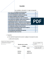 Talleres contabilidad: cuentas, saldos y clasificación PUC