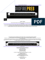 AudioFire PRE 8: Placa de sonido FireWire con 8 preamplificadores