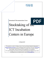 Stocktaking Report - ICT Incubation Centers in Europe