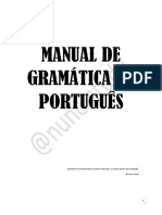 Manual de Gramática de Português