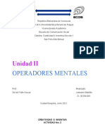 Creatividad e inventiva: operadores mentales