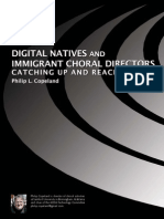 Digital Natives and Immigrant Conductors 