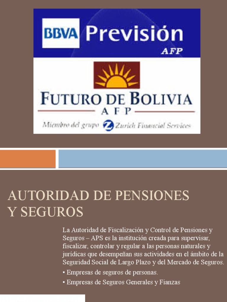 Regulación de Pensiones y Seguros en Bolivia | PDF | Pensión | Economias