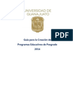 Guia Creacion Pe Posgrados Universidad Guanajuato Ug Ugto