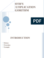 Booths Multiplication Algorithm