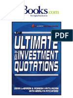 The Ultimate Book of Investment Quotations