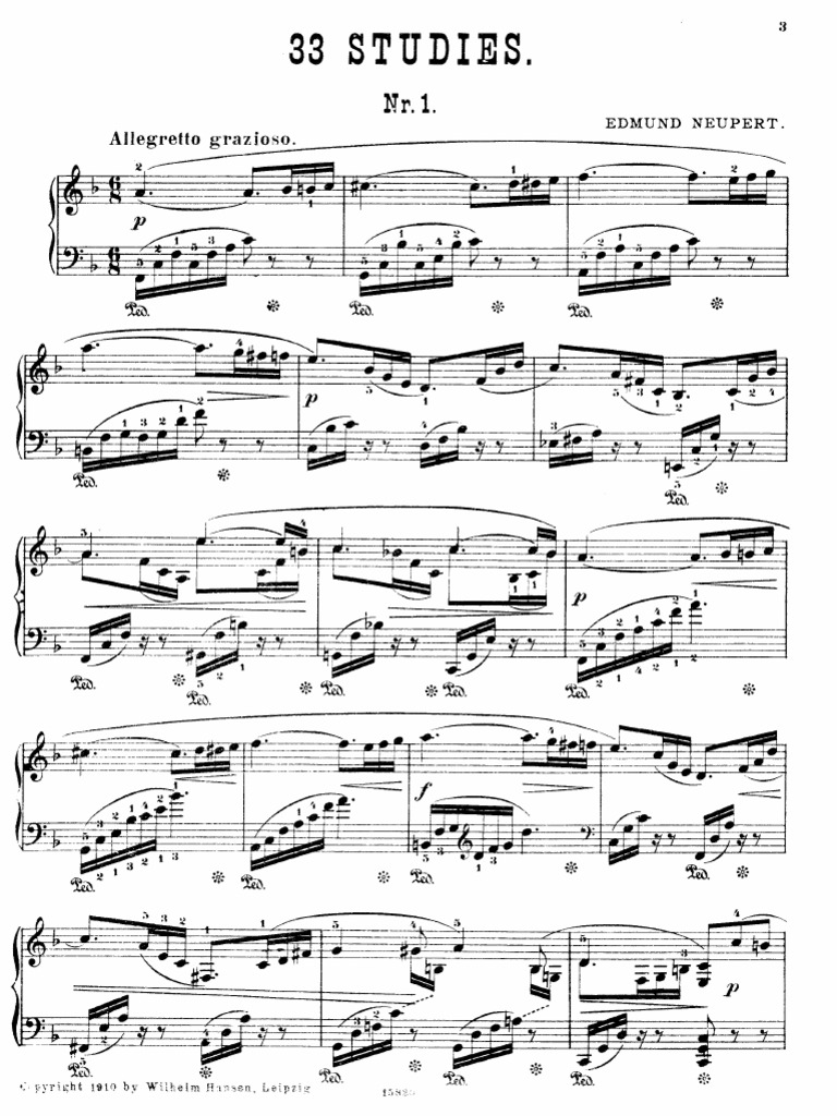 Edmund Neupert 33 Etuden PDF