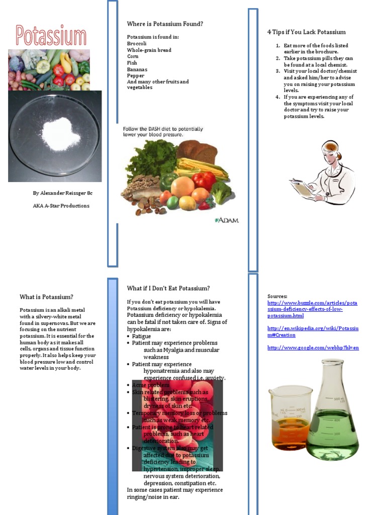 Essential Guide to Potassium Sources | PDF | Potassium | Chemistry