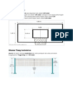 Ukuran Tiang Basket