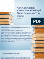 Ciri-Ciri Umum Cerita Fantasi Sebagai Salah Satu Jenis Teks Narasi