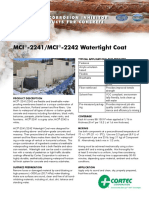 Mci - 2241/mci - 2242 Watertight Coat: Typical Applications and Features