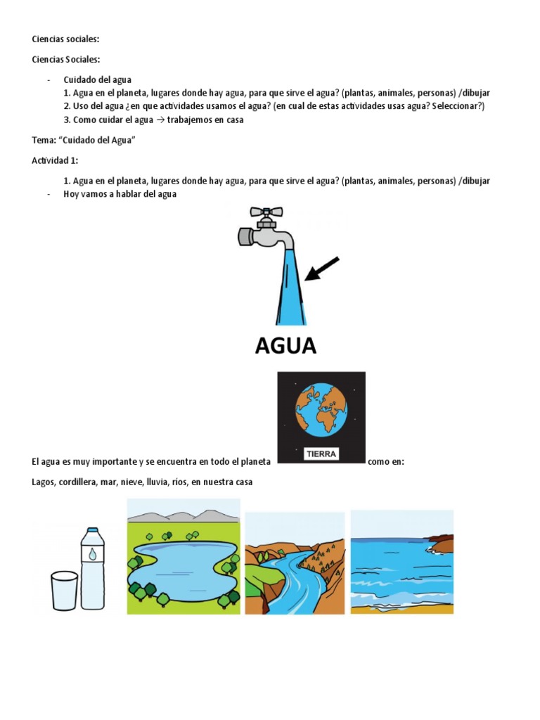 Ciencias Sociales (3) Tema Agua | PDF | Agua
