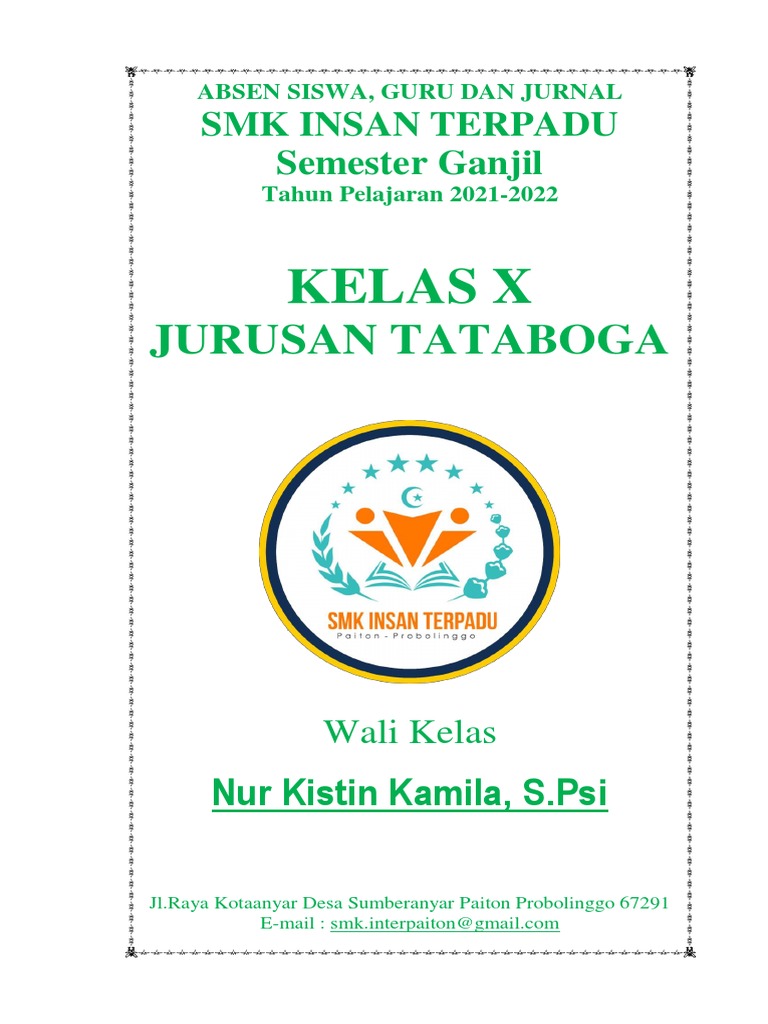 Cover ABSEN SISWA SMK | PDF