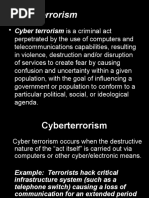 Cyber Terrorism