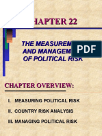 The Measurement and Management of Political Risk