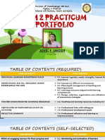 Ldm2 Practicum Portfolio For Teachers