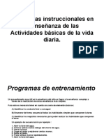 Estrategias  en la enseñanza de las ABVD