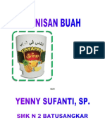 Diagram Alir Proses Produksi Manisan Nanas dalam Kaleng