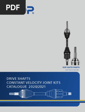 Gsp C V Joint Drive Shafts Catalogue 21 Pdf Veiculos Fabricantes De Automoveis