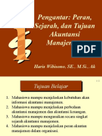 1 Peran, Sejarah Dan Tujuan Akuntansi Manajemen