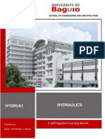 Hydraulics Hydrua1: School of Engineering and Architecture
