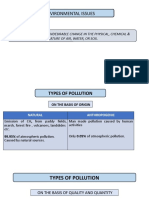 Environmental Issues: Pollution