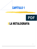 Metalog 01 La Metalografía