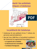 La Població I Les Activitats Econòmiques A Catalunya