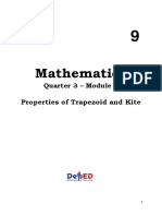 Math 9 Quarter 3 Module 2 Properties of Trapezoids and Kites