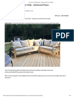 One Arm 2x4 Outdoor Sofa - Sectional Piece - Ana White