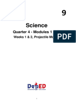 Science 3 Quarter 4 Module 1-2 Projectile Motion