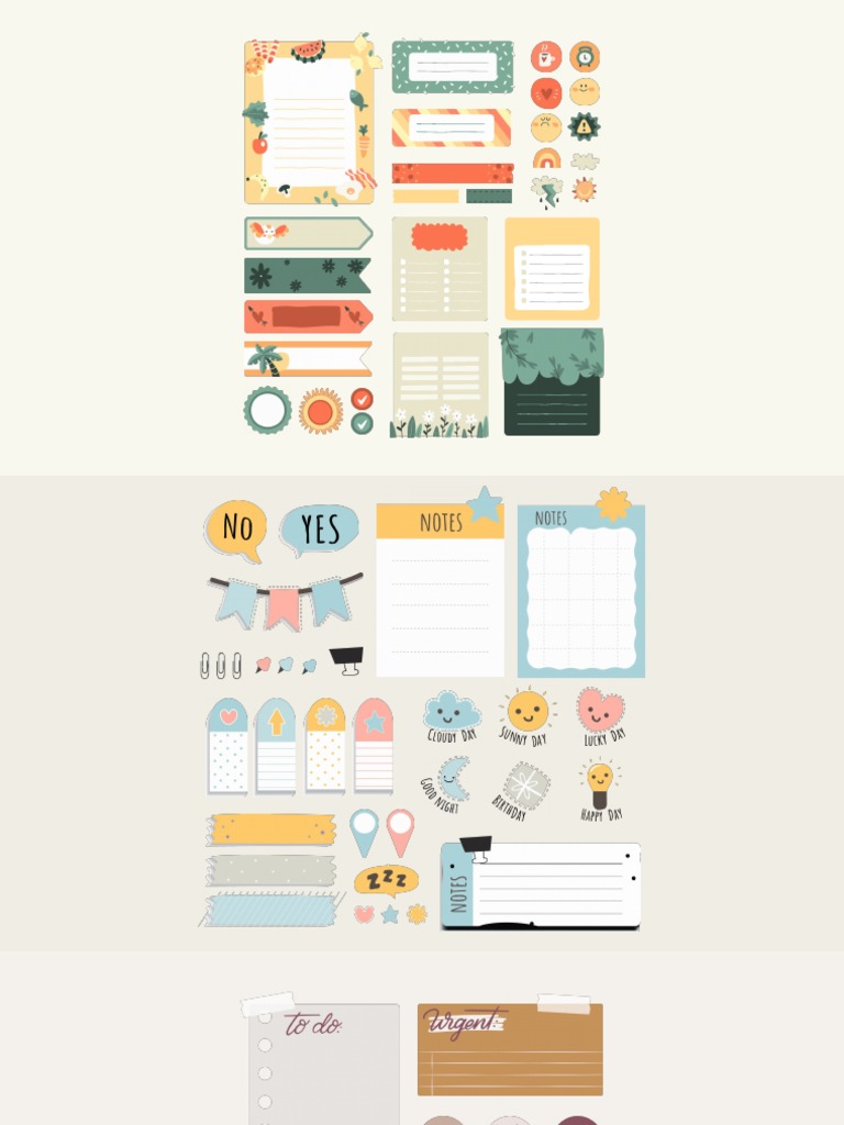 9slide Scrapbook Template Powerpoint | PDF