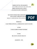 Caracterización de la ansiedad en adulto mayor durante la pandemia