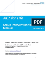 ACT For Life: Group Intervention For Psychosis Manual